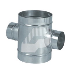 CRUZ CON REDUCCIÓN A 90° DE CHAPA GALVANIZADA VARIAS MEDIDAS CRUZ CON REDUCCIÓN A 90° DE CHAPA GALVANIZADA VARIAS MEDIDAS