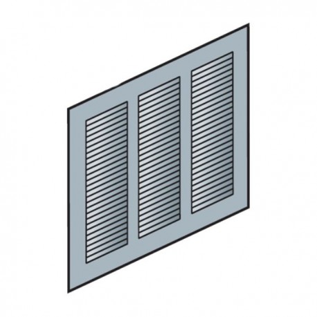 REJILLAS ESTAMPADAS RECTANGULARES