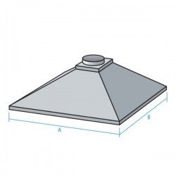 CAMPANA DE EXTRACCIÓN INDUSTRIAL DE CHAPA GALVANIZADA CAMPANA DE EXTRACCIÓN INDUSTRIAL DE CHAPA GALVANIZADA