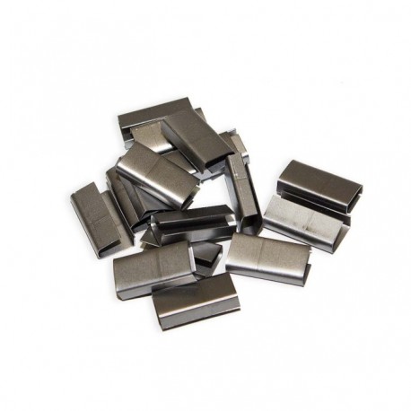 GRAPAS METÁLICAS PARA FLEJE DE PLÁSTICODE 12/13 MM. GRAPAS METÁLICAS PARA FLEJE DE PLÁSTICODE 12/13 MM.