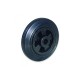 RUEDA SIN SOPORTE DE GOMA DE 125 MM Y EJE DE PLÁSTICO PARA CARGA DE 100 KG RUEDA SIN SOPORTE DE GOMA DE 125 MM Y EJE DE PLÁSTICO PARA CARGA DE 100 KG