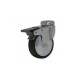 RUEDA GIRATORIA CON FRENO DE TERMO-CAUCHO 50 MM PARA MUEBLES Y CARGAS LIGERAS SOPORTA 50 KG RUEDA GIRATORIA CON FRENO DE TERMO-CAUCHO 50 MM PARA MUEBLES Y CARGAS LIGERAS SOPORTA 50 KG