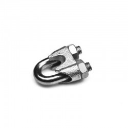 SUJETACABLE ACERO GALVANIZADO DIN-741 DIÁMETRO 6 MM SCG-106 SUJETACABLE ACERO GALVANIZADO DIN-741 DIÁMETRO 6 MM SCG-106