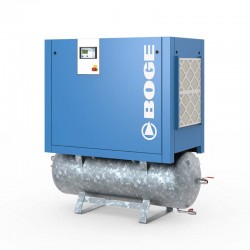 COMPRESOR DE TORNILLO 7,5BAR/10BAR 15CV con depósito DE 500 LITROS C12-2LR BOGE