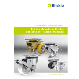 Catálogo Blickle Ruedas Elevadoras con Pata de Fijación