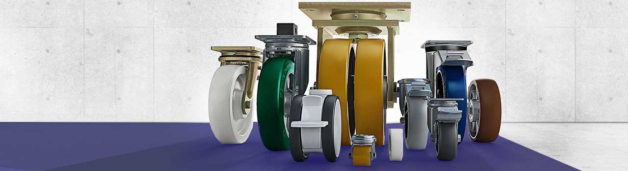 ruedas industriales para grandes cargas y diversas aplicaciones